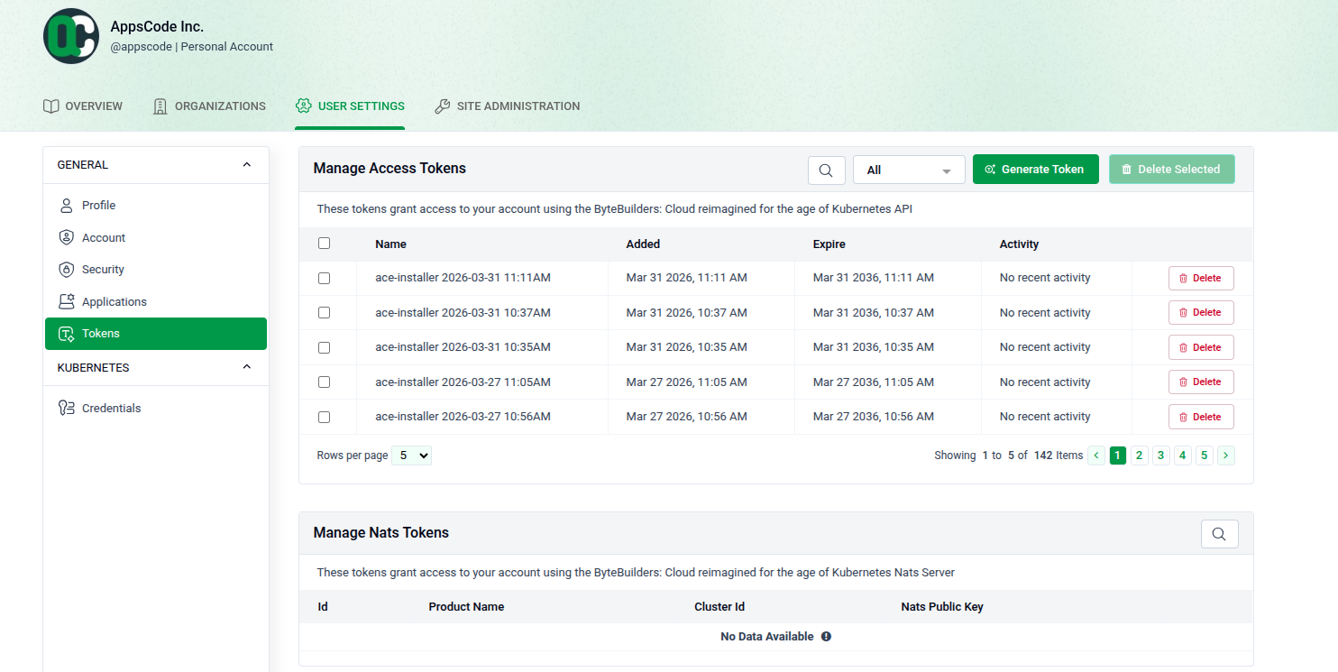 Tokens Overview